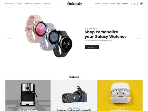 Automaty Website demo 30