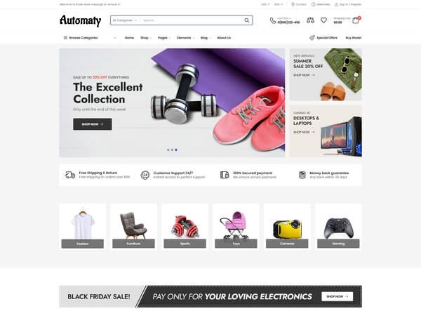 Automaty Website market1