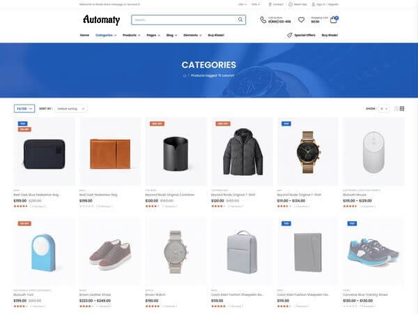 Automaty Website shop grid 6cols
